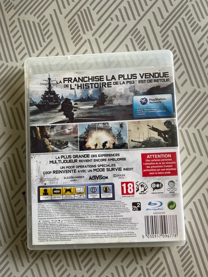 Jeu PS3  call of duty MW3 - photo numéro 2
