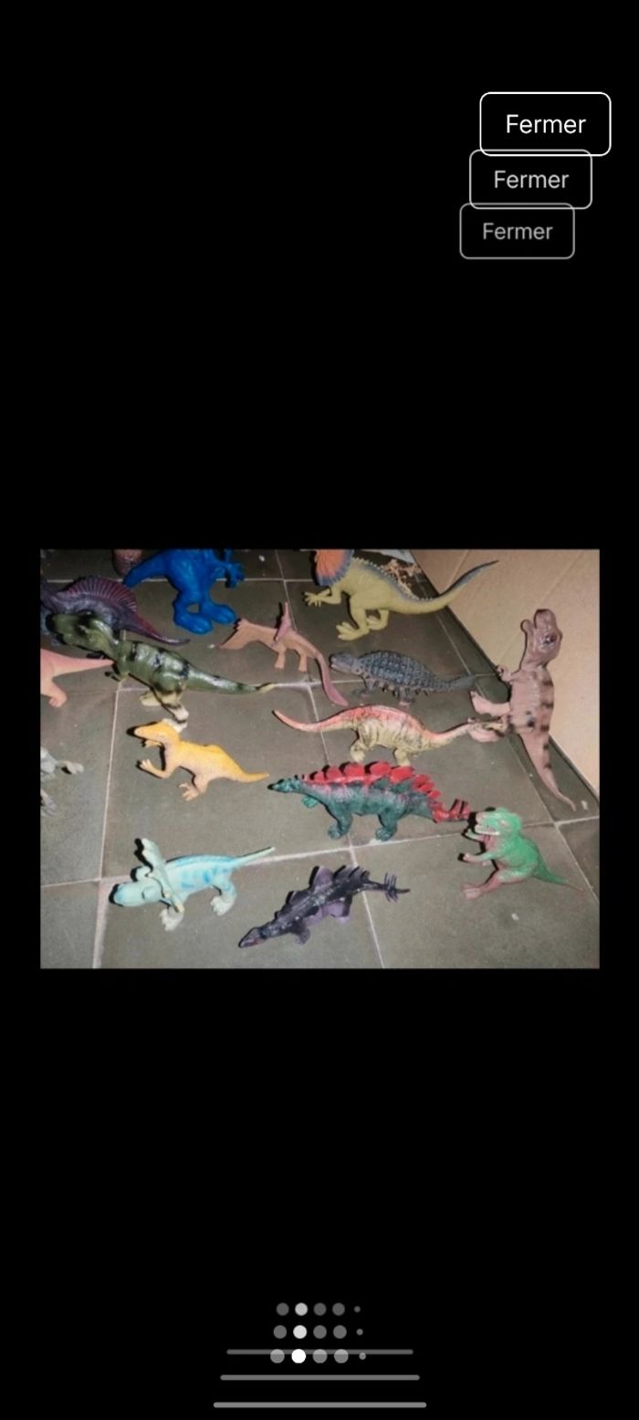 Lot jouets dinosaures - photo numéro 2