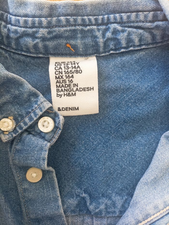 Chemise en jean garçon - photo numéro 2