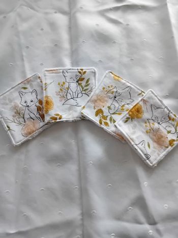 Lingettes bébé lavable