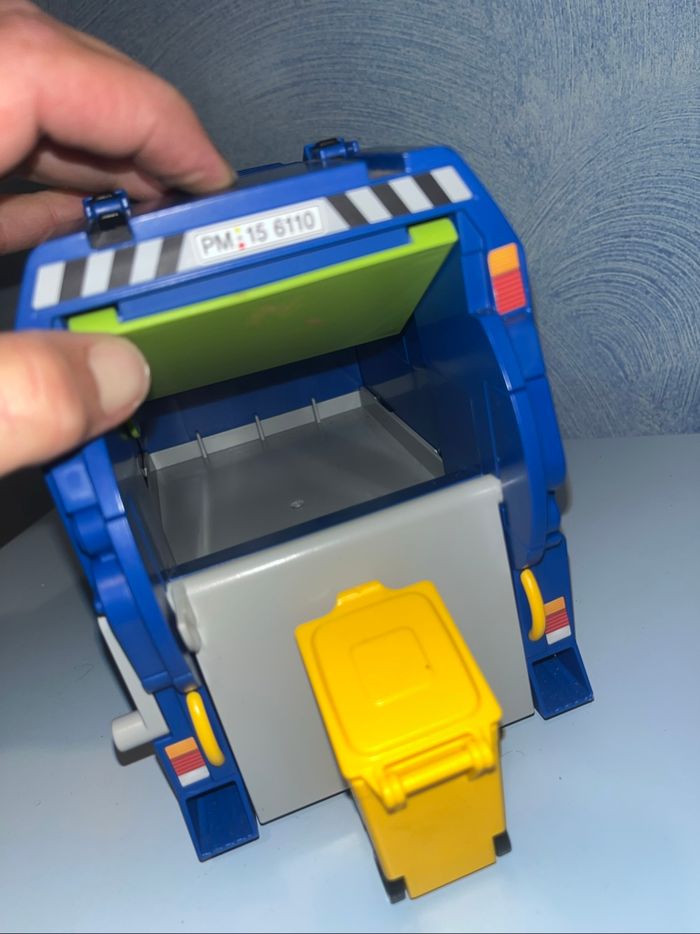 Playmobil 6110 camion de recyclage ordures complet - photo numéro 4