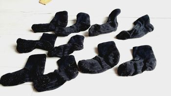 Vêtement mixte garçon  fille lot de 5 paires de chaussettes  noires 35 - 38