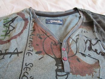 T-shirt Homme Desigual 100% Coton taille XL