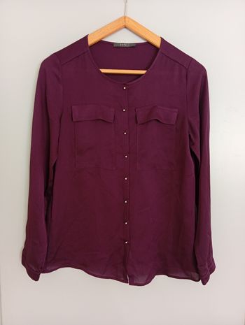 Chemise violette t34/36 Esprit