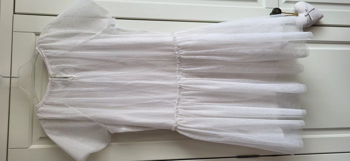 robe blanche paillettes tape à l'oeil 12 ans - photo numéro 3