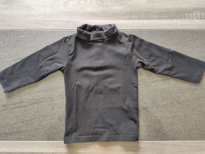 Lot 2 t-shirts manches longues col roulé taille 9 mois - photo numéro 6