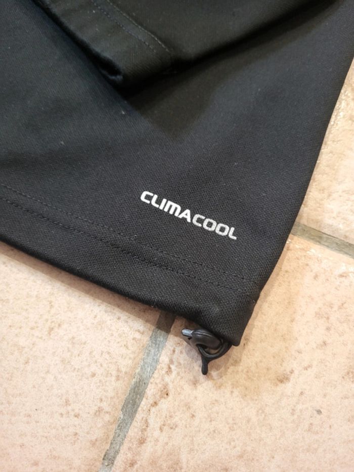 Quart zip sport Adidas noir logo brodé - M~L - photo numéro 5