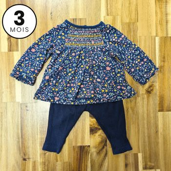 Ensemble Tunique + Legging - 3 mois