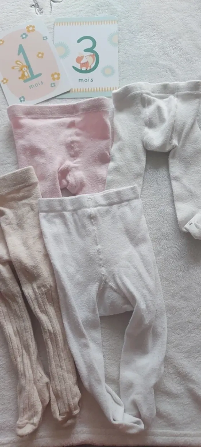 Lot collants chaussettes naissance à 3 mois - photo numéro 6