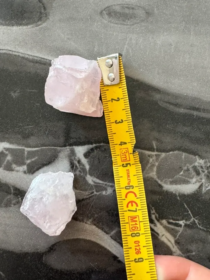 Lot pierres quartz rose - photo numéro 4