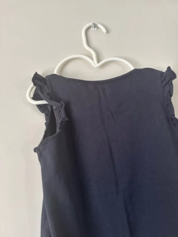 👚 T-shirt citron- fille -5 ans -110-116 cm - lupilu-très bon état - photo numéro 7