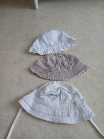 Lot de 3 chapeaux