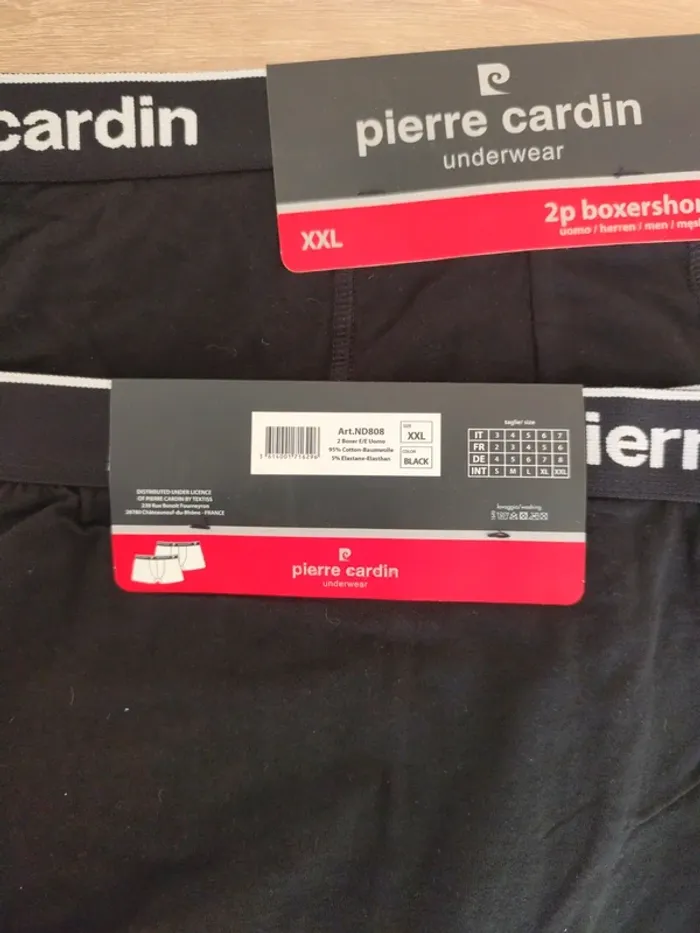 Lot de 2 x 2 boxers pierre cardin - photo numéro 5