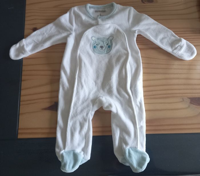 Pyjama velours bébé