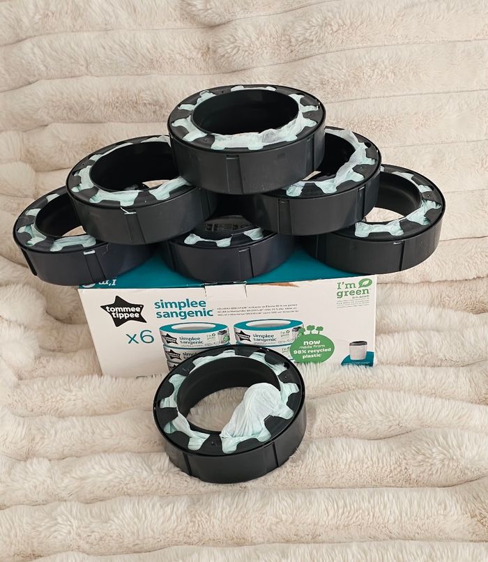 Lot de 7 recharges originales Simplee Sangenic Tommee Tippee neufs