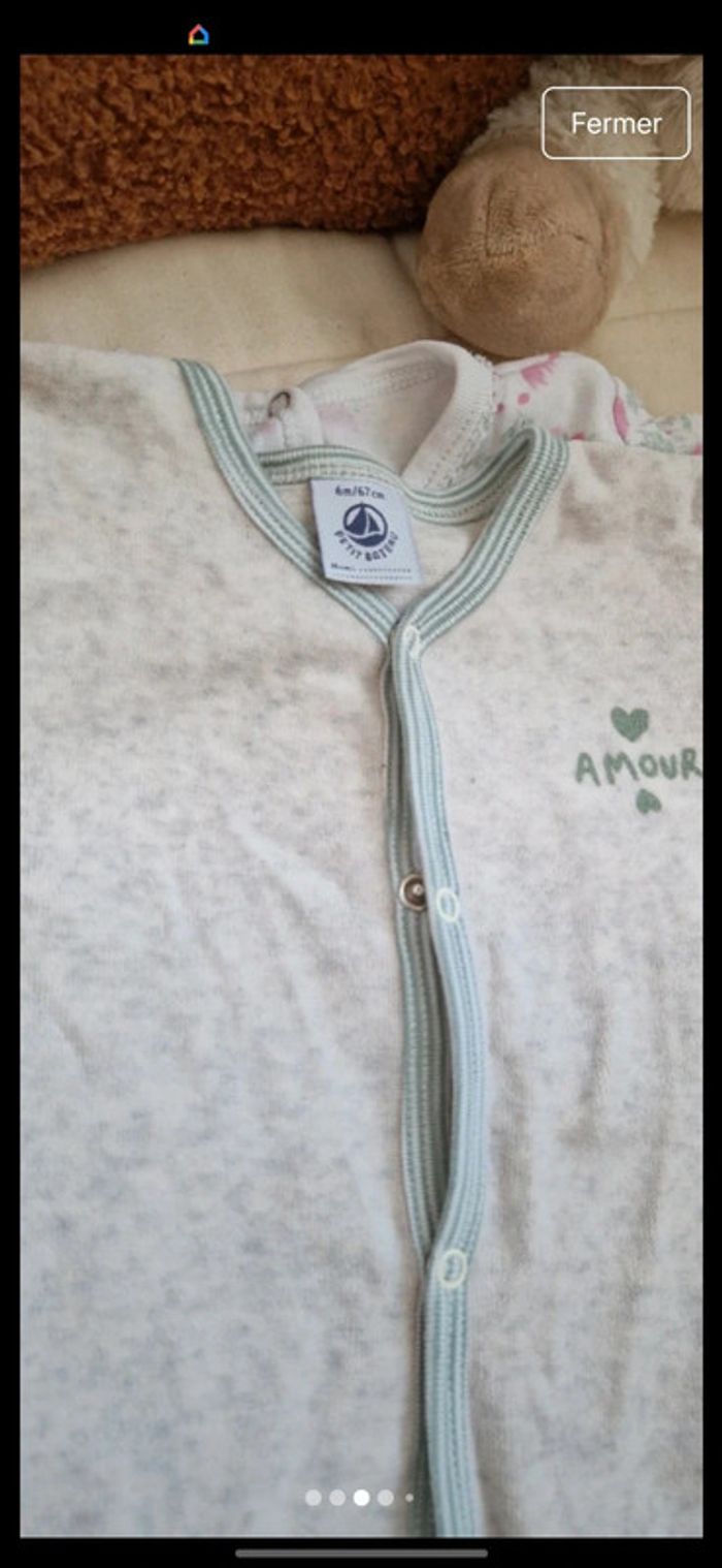 2 pyjamas petit bateau - photo numéro 2