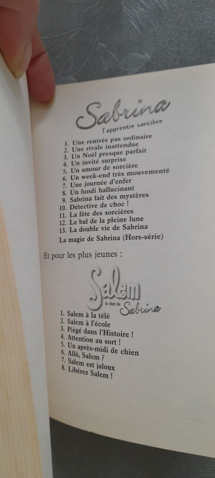 3 Livres Sabrina - photo numéro 7