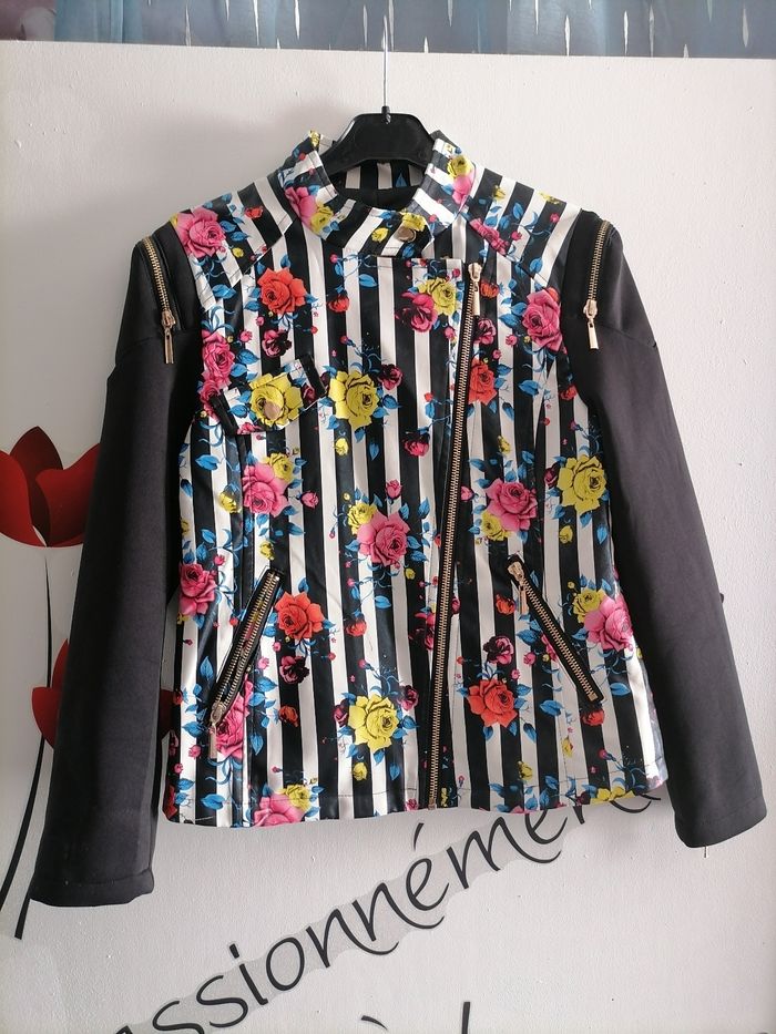 Veste fleur 14 ans