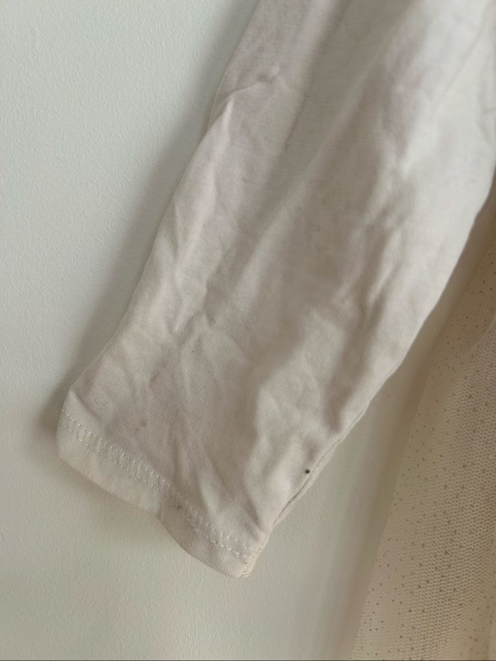 Tee shirt manches longues avec tulle et paillettes - 4/5 ans - Zara - photo numéro 2