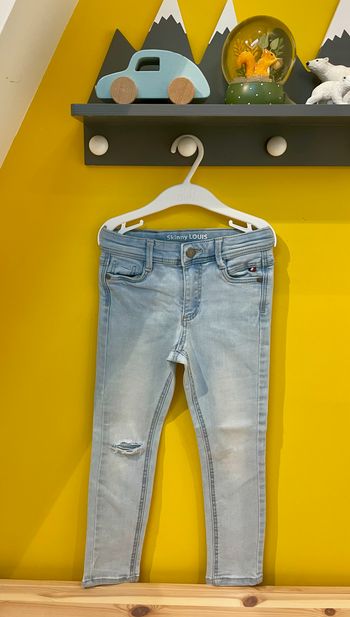 Jean skinny Louis bleu clair délavé troué Tape à l’œil 5 ans