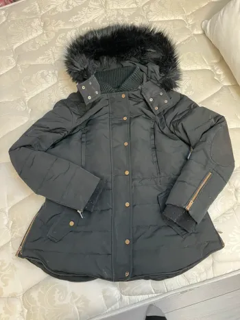Manteau noir Zara