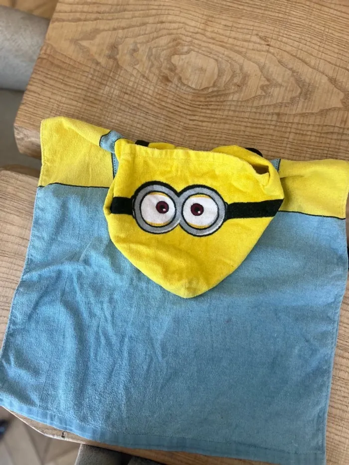 Peignoir Cape de bain serviette de plage les minions enfant garçon fille - photo numéro 3