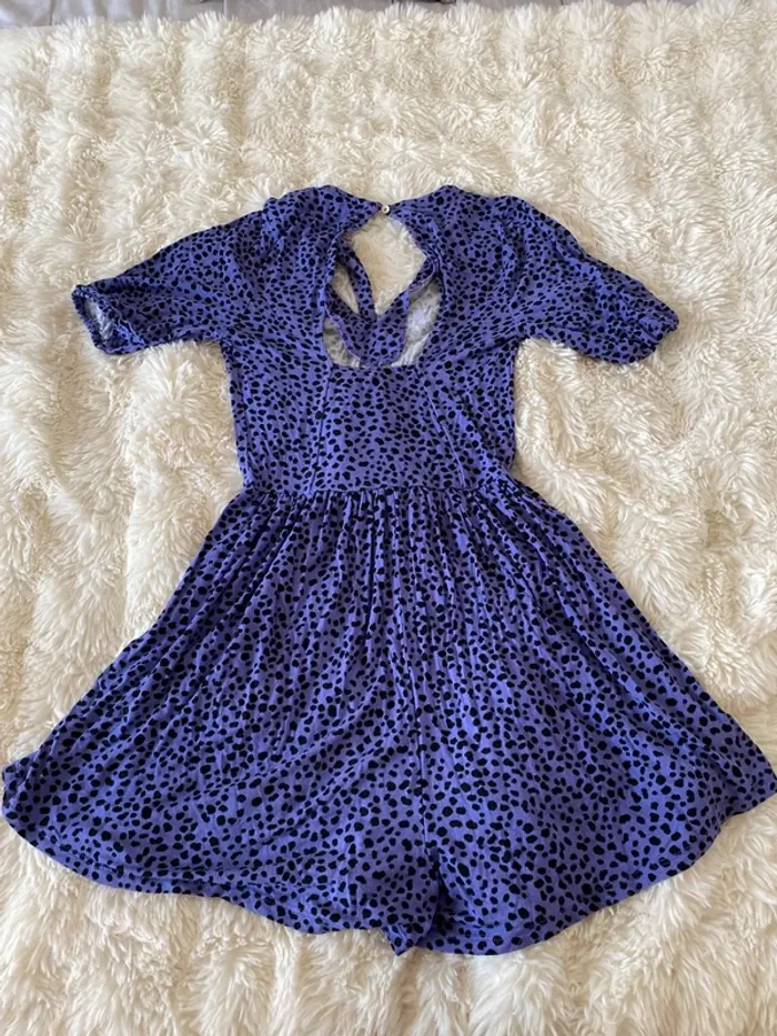 Jolie combi short violette et noire Stradivarius taille XS - photo numéro 5