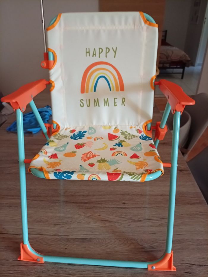 Chaise avec parasole - photo numéro 3