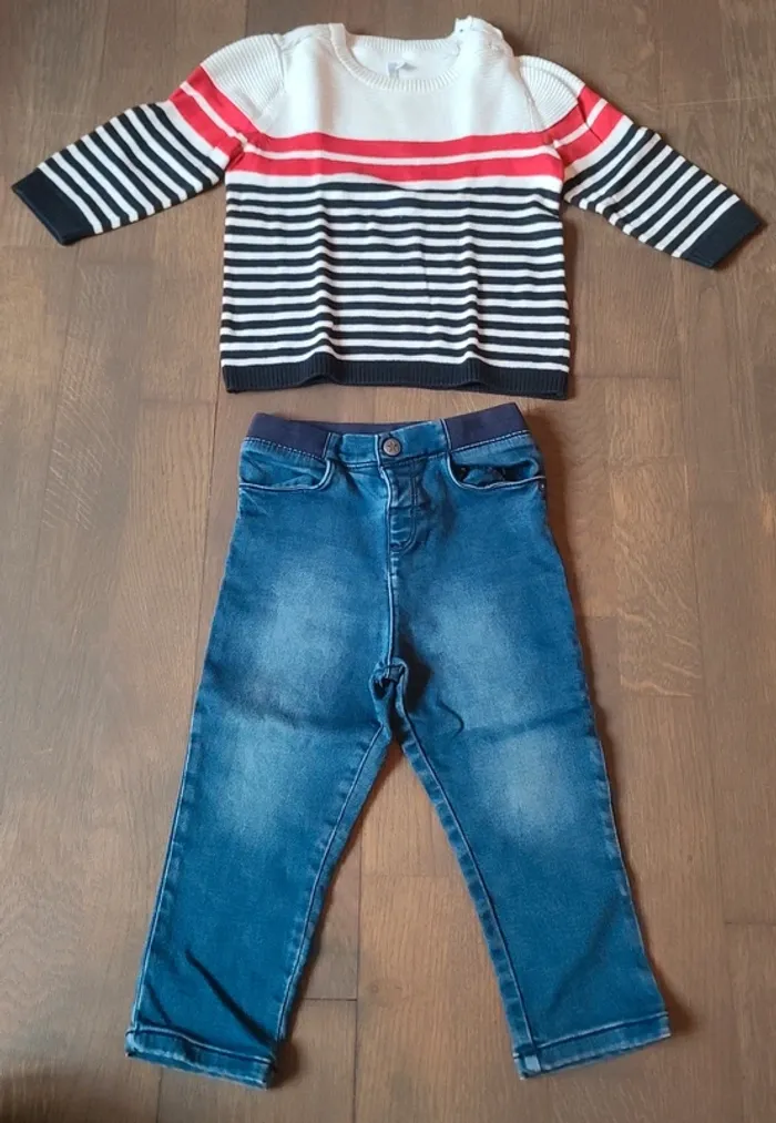 Ensemble pull + jean - photo numéro 2