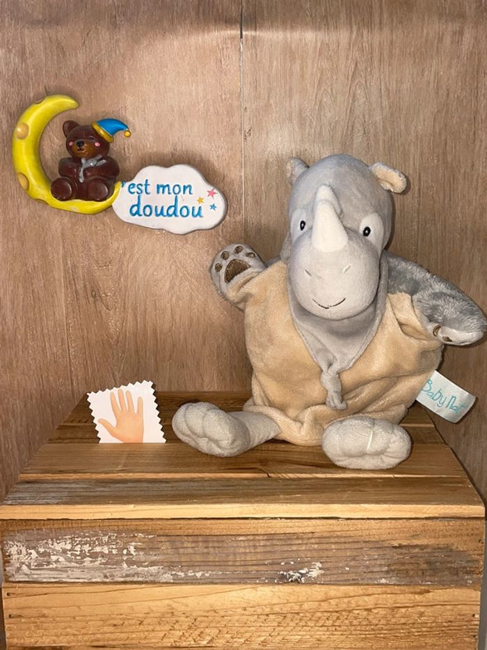 NAT200 doudou rhinocéros 🦏 babynat