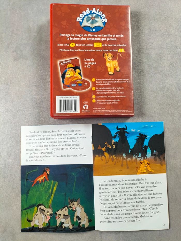 Livres Disney Read Along – Le Roi Lion, Winnie l’Ourson, Bambi (Livre + CD) - photo numéro 4