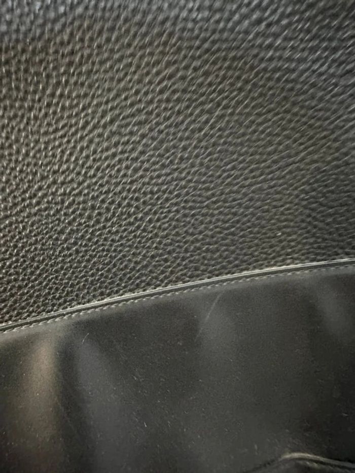Sac à main femme armani jeans noir cuir - photo numéro 3