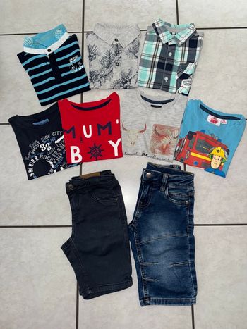 Lot vêtements garçon été taille 3 ans TBE 