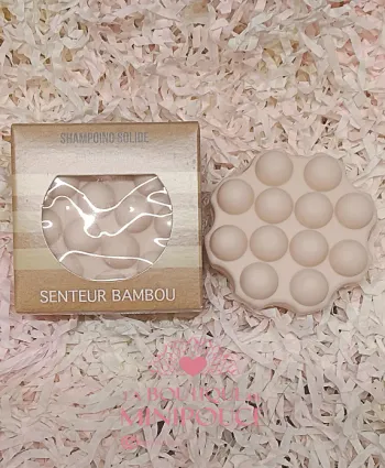 Shampooing solide ( Crème cheveux gras - Parfum bambou )