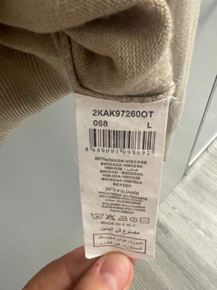 Pull hiver beige - photo numéro 9