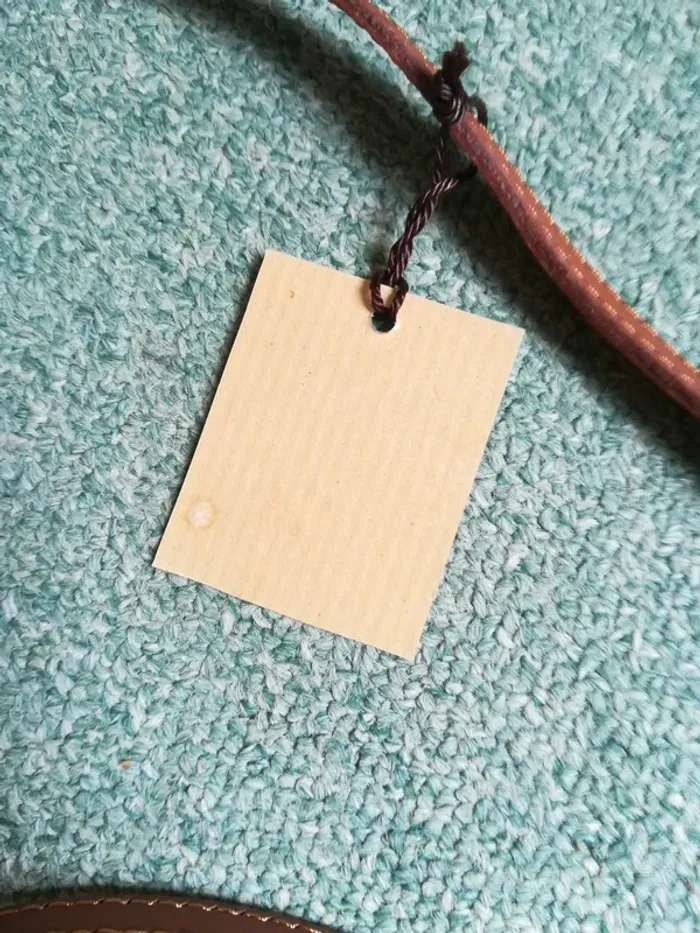 Petit sac à main vert foncé, tout cuir, artisan créateur maroquinerie, neuf avec étiquette - photo numéro 4
