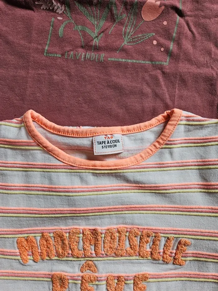 Tee-shirt et col roulé fille - photo numéro 2
