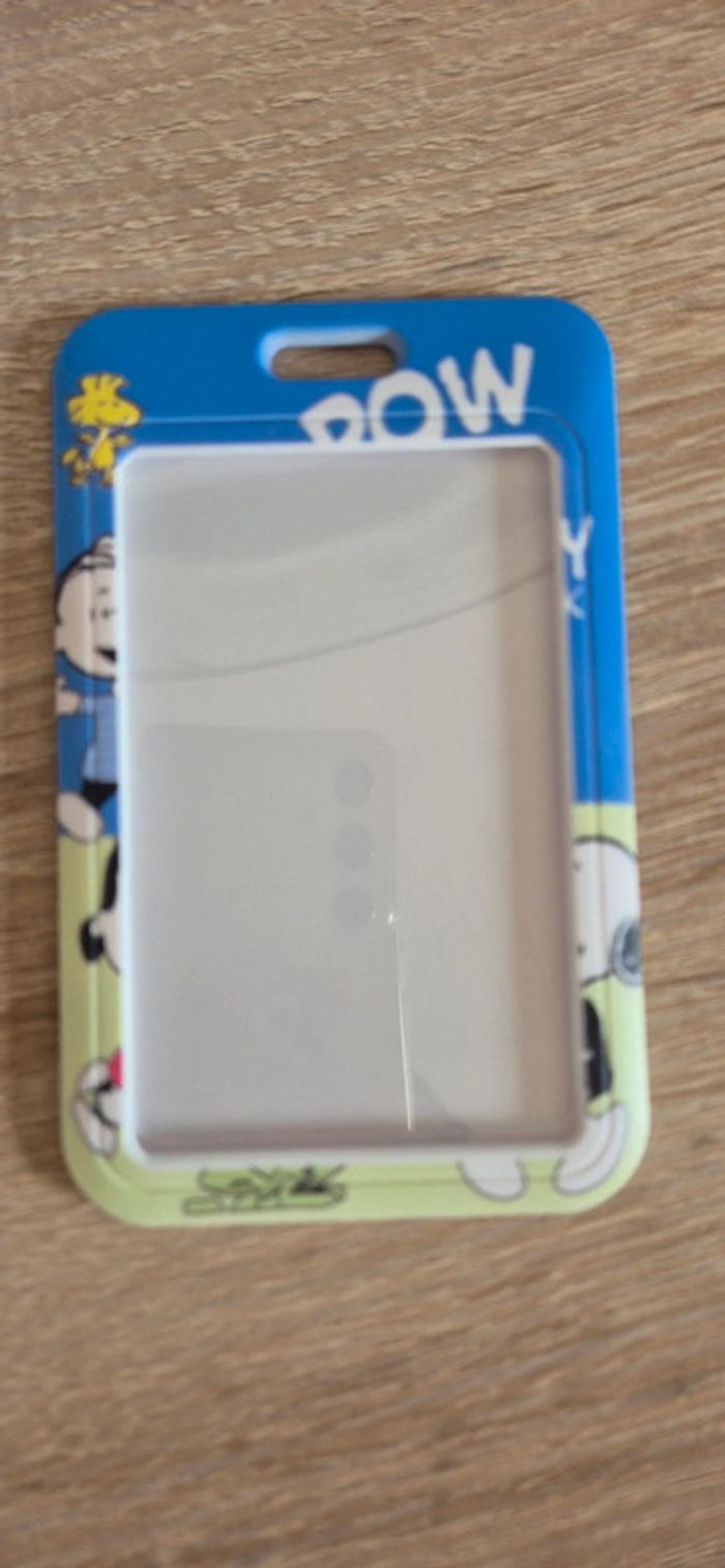 Porte carte d'identité Snoopy avec lanière fantaisie. - photo numéro 3