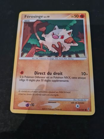 Carte pokémon Ferosinge 112/147