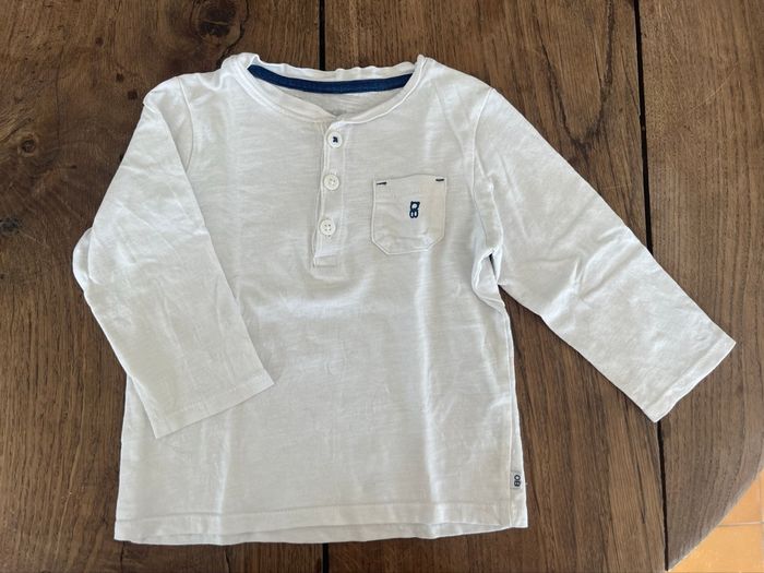 Lot t-shirt manches longues taille 9-12 mois - photo numéro 4