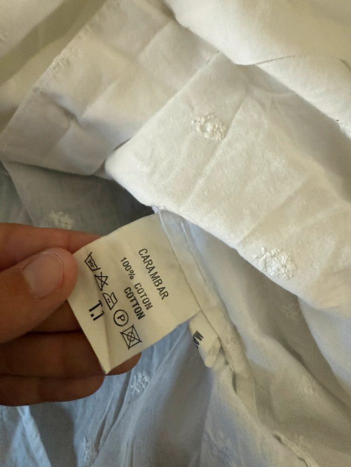 Blouse blanche en très bon état taille 1 Claudie pierlot - photo numéro 8