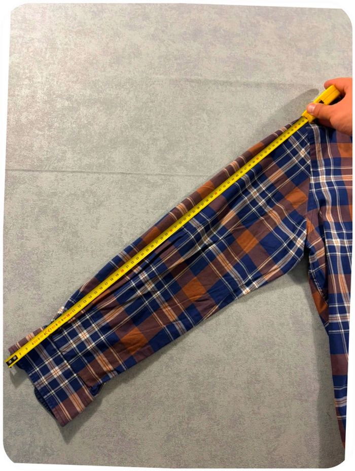 Chemise Mise au Green orange et bleu Taille XXL - photo numéro 6