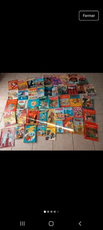 Lot bd livres magazines