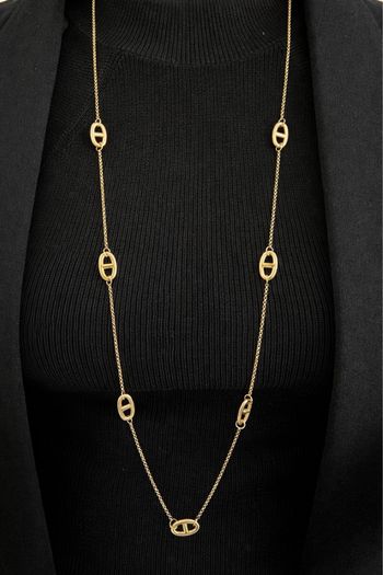 Sautoir de 90cm en acier inoxydable neuf 