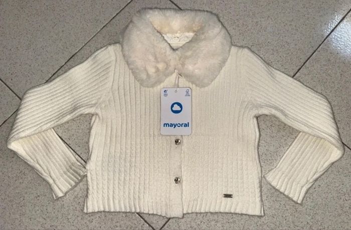Lot de gilets filles gris écru Mayoral 6 ans - photo numéro 6
