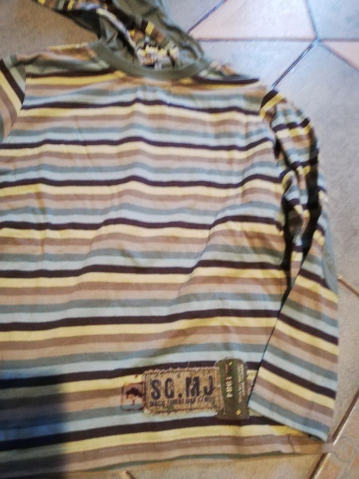 Tee shirt manches longues sergent major 10 ans - photo numéro 2