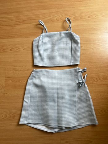 ensemble top et jupe short 