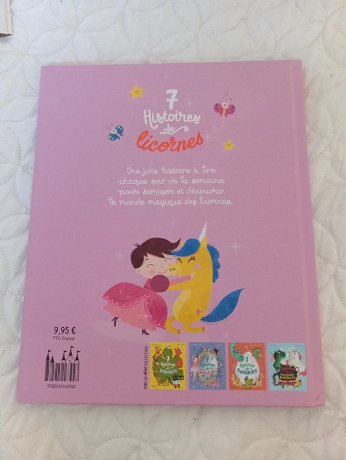 Livre 7 histoires de licorne - photo numéro 2