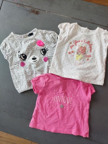 Lot tee shirt manches longues