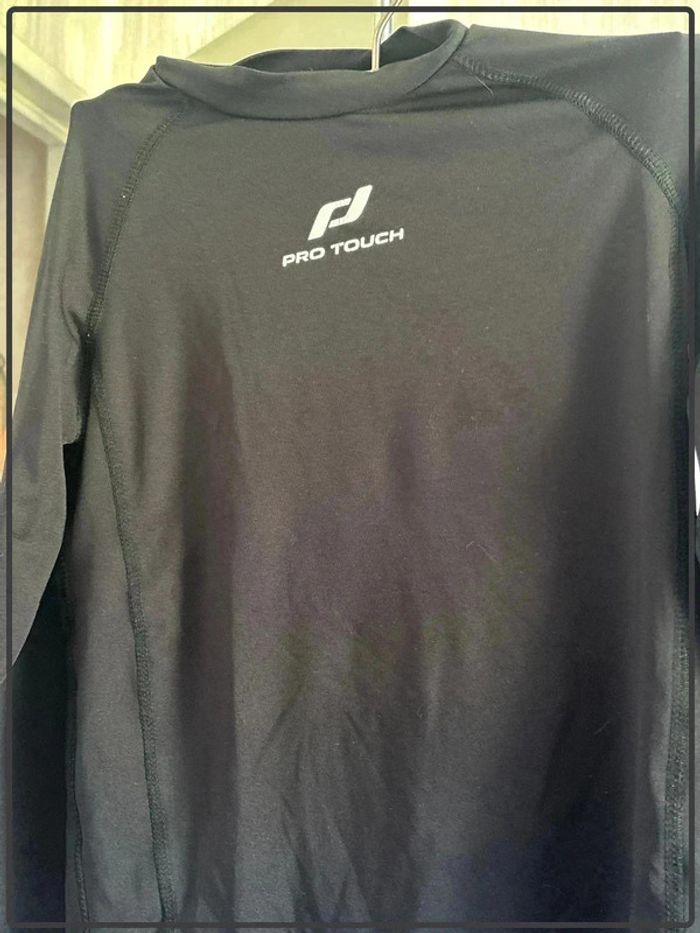 T shirt manche longue pro touch taille 10/12ans - photo numéro 2